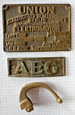 Altes typenschild elektromotor gebraucht kaufen Altes typenschild elektromotor gebraucht kaufen  Schleiden