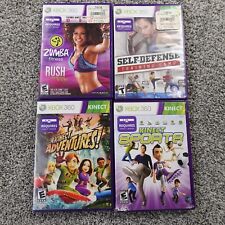 Jogo ZUMBA Fitness Rush KINECT Adventures Sports Self Defense Microsoft Xbox 360 comprar usado  Enviando para Brazil