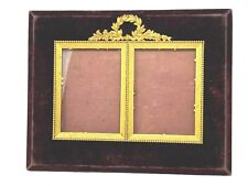 Usado, Importante moldura de veludo e latão dourado e século XIX e para fotografias comprar usado  Enviando para Brazil