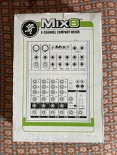 Mackie mix8 channel for sale  BRISTOL