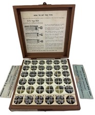 1950s Balão Bold Caps & Numerals CONJUNTO TIPO-Kingsley Máquina de Estampagem-Impressão comprar usado  Enviando para Brazil