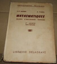 Livre mathématiques collèges d'occasion  La Voulte-sur-Rhône