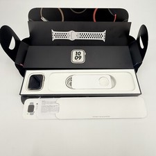 Apple Watch Nike Series 7 45 mm pulseira Star Alu P/B Sp CEL MKJK3LL/A, usado comprar usado  Enviando para Brazil