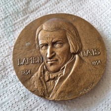 Médaille bronze lamennais d'occasion  Paris XIII