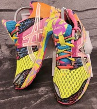Tênis de corrida Asics Gel Noosa Tri 8 T356N laranja amarelo verde feminino tamanho 8 comprar usado  Enviando para Brazil