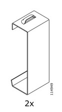 Ikea besta metal for sale  New York