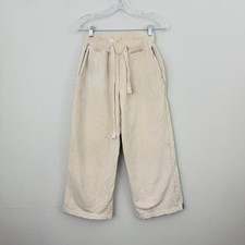 Calça de Moletom Feminina Bacia + Gama Bege Algodão Orgânico Perna Larga Tamanho XS, usado comprar usado  Enviando para Brazil