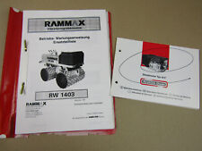 Rammax 1403 walze gebraucht kaufen  Merseburg