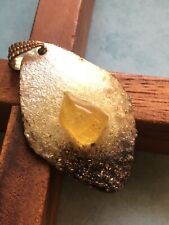 Vintage pendentif jaune d'occasion  Besançon