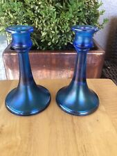 glass candlesticks 2 for sale  Roseville