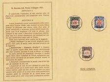 Regno italia primo usato  Trieste