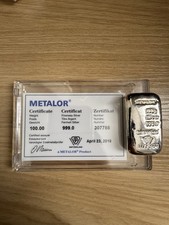 Silver bullion bar for sale  PORTSMOUTH