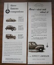 Jowett advertisements bradford for sale  HALESOWEN