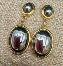 Ematite orecchini cabochon usato  Caravaggio