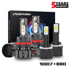 Combo de lâmpadas de neblina alta baixa farol de LED para Nissan Frontier 2003 2004 6000K comprar usado  Enviando para Brazil