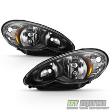 Faróis Chrysler PT Cruiser preto 2006-2010 faróis aftermarket esquerda+direita, usado comprar usado  Enviando para Brazil