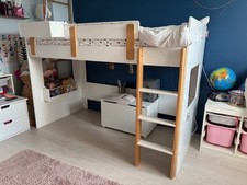 Lit enfant mezzanine d'occasion  Les Ponts-de-Cé