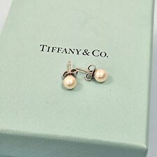 tiffany pearl earrings for sale  MANCHESTER