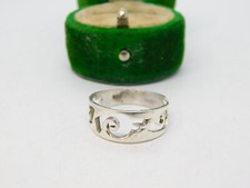 Sterling silver wave for sale  TETBURY
