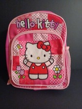 Usado, Mochila/bolsa escolar Hello Kitty Teddy unissex pequena para crianças meninas Sanrio rosa comprar usado  Enviando para Brazil