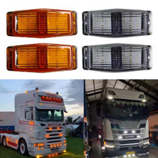 2 peças 24V estilo queimador duplo marcador frontal lâmpada luz retro caminhão caminhão caminhão reboque comprar usado  Enviando para Brazil