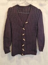 Gilet violet laine d'occasion  Bourg-de-Thizy