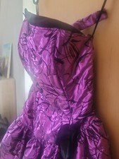 Cocktailkleid lila schwarz gebraucht kaufen  Ense