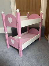 Dolls wooden bunk for sale  GODALMING