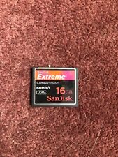 Usado, Cartão de memória SanDisk Extreme 16GB 60MB/s UDMA CF câmera flash compacto comprar usado  Enviando para Brazil