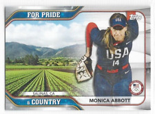 Monica Abbott Softball 2021 Topps US Olympic & Paralyympic Team Hopefuls #PC-12 comprar usado  Enviando para Brazil