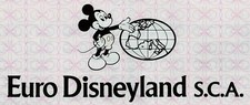 Euro Disneyland S.C.A, Paris, 1983 (1 Action) + Coupons - Farbabweichung !! comprar usado  Enviando para Brazil