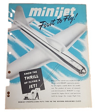 1940's Minijet Motors modelo aeronave avião a jato revendedor Flyer JRRA1 comprar usado  Enviando para Brazil