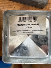 Pfostenkappe verzinkt 71x71 gebraucht kaufen  Schondorf am Ammersee