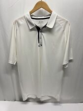 Polo esportivo masculino Oakley Hydrolix branco com detalhes pretos tamanhos 2XL comprar usado  Enviando para Brazil