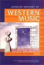 Concise History of Western Music by Hanning, Barbara Russano, usado comprar usado  Enviando para Brazil