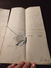 Altes urkunde schriftstück gebraucht kaufen  Jena
