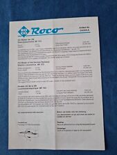 Roco 04146 foglio usato  Castelfidardo