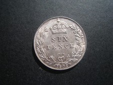 Edward vii sixpence for sale  CHELMSFORD