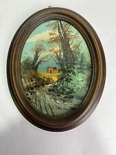 Ovale dipinto olio usato  Ginestra