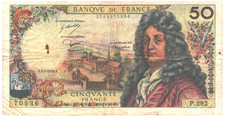 Billet francs racine d'occasion  Olonzac