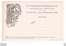 Carte franchise militaire d'occasion  Sathonay-Camp