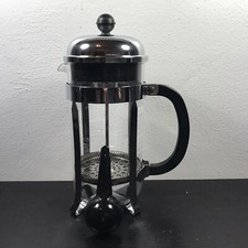 Cafeteira Bodum Chambord cromada prensa francesa 1 litro 34 onças colher 8 xícaras comprar usado  Enviando para Brazil