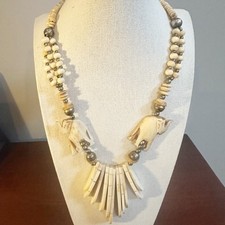 Elephant necklace beaded for sale  Highland Mills