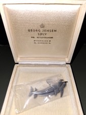 Silver dolphin brooch for sale  Indio