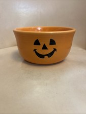 Tigela Fiesta Happy Pumpkin Gusto em Tangerina | Sopa de Halloween laranja Fiestaware, usado comprar usado  Enviando para Brazil