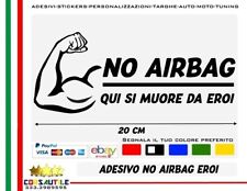 Adesivo auto airbag usato  Caserta