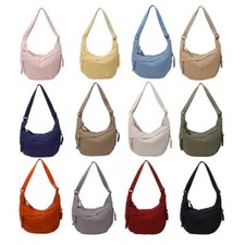 Usado, Bolsa de ombro feminina de náilon moderna crescente com zíper bolsa tote hobo comprar usado  Enviando para Brazil