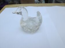 Crystal glass swan for sale  SOUTHAMPTON