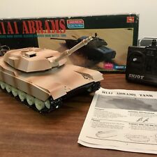 Tanque de radiocontrol de control remoto modelo Tormenta del desierto Abrams M1A1 de colección segunda mano  Embacar hacia Mexico