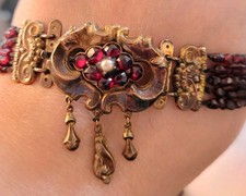 Antique strand garnet for sale  Kelso